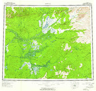 Bettles Alaska Historical topographic map, 1:250000 scale, 1 X 3 Degree, Year 1956
