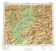 Bettles Alaska Historical topographic map, 1:250000 scale, 1 X 3 Degree, Year 1956