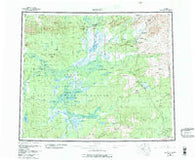 Bettles Alaska Historical topographic map, 1:250000 scale, 1 X 3 Degree, Year 1956