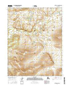 Bettles B-3 NW Alaska Current topographic map, 1:25000 scale, 7.5 X 7.5 Minute, Year 2016
