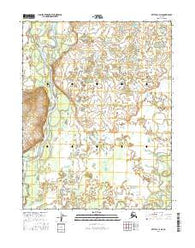 Bettles C-4 NE Alaska Current topographic map, 1:25000 scale, 7.5 X 7.5 Minute, Year 2016