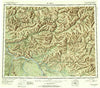 Big Delta Alaska Historical topographic map, 1:250000 scale, 1 X 3 Degree, Year 1950
