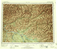 Big Delta Alaska Historical topographic map, 1:250000 scale, 1 X 3 Degree, Year 1951