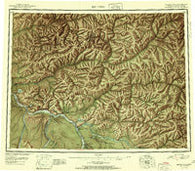 Big Delta Alaska Historical topographic map, 1:250000 scale, 1 X 3 Degree, Year 1951