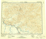 Big Delta Alaska Historical topographic map, 1:250000 scale, 1 X 3 Degree, Year 1951