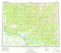 Big Delta Alaska Historical topographic map, 1:250000 scale, 1 X 3 Degree, Year 1958