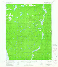Black River A-6 Alaska Historical topographic map, 1:63360 scale, 15 X 15 Minute, Year 1956