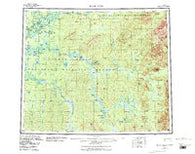 Black River Alaska Historical topographic map, 1:250000 scale, 1 X 3 Degree, Year 1956