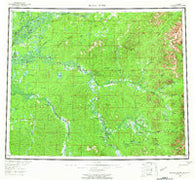 Black River Alaska Historical topographic map, 1:250000 scale, 1 X 3 Degree, Year 1956