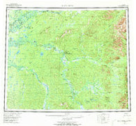 Black River Alaska Historical topographic map, 1:250000 scale, 1 X 3 Degree, Year 1956