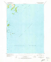 Blying Sound C-7 Alaska Historical topographic map, 1:63360 scale, 15 X 15 Minute, Year 1952