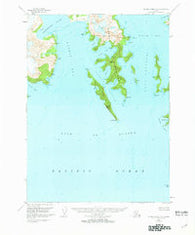 Blying Sound C-8 Alaska Historical topographic map, 1:63360 scale, 15 X 15 Minute, Year 1951