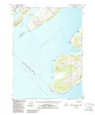 Blying Sound D-3 Alaska Historical topographic map, 1:63360 scale, 15 X 15 Minute, Year 1953