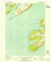 Blying Sound D-3 Alaska Historical topographic map, 1:63360 scale, 15 X 15 Minute, Year 1953