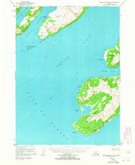 Blying Sound D-3 Alaska Historical topographic map, 1:63360 scale, 15 X 15 Minute, Year 1953