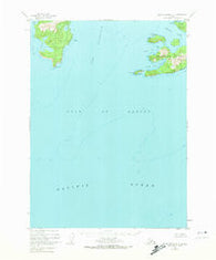 Blying Sound D-4 Alaska Historical topographic map, 1:63360 scale, 15 X 15 Minute, Year 1950