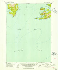Blying Sound D-4 Alaska Historical topographic map, 1:63360 scale, 15 X 15 Minute, Year 1952