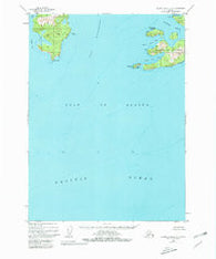 Blying Sound D-4 Alaska Historical topographic map, 1:63360 scale, 15 X 15 Minute, Year 1950