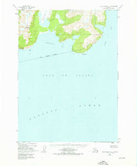 Blying Sound D-5 Alaska Historical topographic map, 1:63360 scale, 15 X 15 Minute, Year 1952