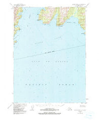 Blying Sound D-6 Alaska Historical topographic map, 1:63360 scale, 15 X 15 Minute, Year 1950