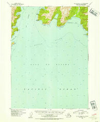 Blying Sound D-6 Alaska Historical topographic map, 1:63360 scale, 15 X 15 Minute, Year 1953