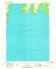 Blying Sound D-6 Alaska Historical topographic map, 1:63360 scale, 15 X 15 Minute, Year 1950