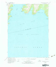 Blying Sound D-6 Alaska Historical topographic map, 1:63360 scale, 15 X 15 Minute, Year 1950