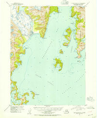 Blying Sound D-7 Alaska Historical topographic map, 1:63360 scale, 15 X 15 Minute, Year 1953