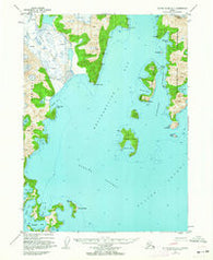 Blying Sound D-7 Alaska Historical topographic map, 1:63360 scale, 15 X 15 Minute, Year 1950