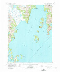 Blying Sound D-7 Alaska Historical topographic map, 1:63360 scale, 15 X 15 Minute, Year 1951