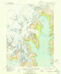 Blying Sound D-8 Alaska Historical topographic map, 1:63360 scale, 15 X 15 Minute, Year 1953