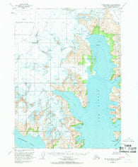 Blying Sound D-8 Alaska Historical topographic map, 1:63360 scale, 15 X 15 Minute, Year 1951
