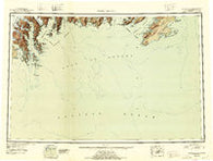 Blying Sound Alaska Historical topographic map, 1:250000 scale, 1 X 3 Degree, Year 1946