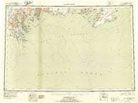 Blying Sound Alaska Historical topographic map, 1:250000 scale, 1 X 3 Degree, Year 1946
