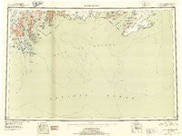 Blying Sound Alaska Historical topographic map, 1:250000 scale, 1 X 3 Degree, Year 1946