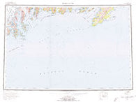 Blying Sound Alaska Historical topographic map, 1:250000 scale, 1 X 3 Degree, Year 1953