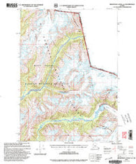 Bradfield Canal A-2 Alaska Historical topographic map, 1:63360 scale, 15 X 15 Minute, Year 2000