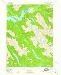 Bradfield Canal A-5 Alaska Historical topographic map, 1:63360 scale, 15 X 15 Minute, Year 1955