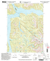 Bradfield Canal A-6 Alaska Historical topographic map, 1:63360 scale, 15 X 15 Minute, Year 2000