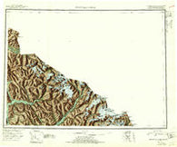 Bradfield Canal Alaska Historical topographic map, 1:250000 scale, 1 X 2 Degree, Year 1951