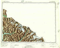 Bradfield Canal Alaska Historical topographic map, 1:250000 scale, 1 X 2 Degree, Year 1951