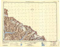 Bradfield Canal Alaska Historical topographic map, 1:250000 scale, 1 X 2 Degree, Year 1954