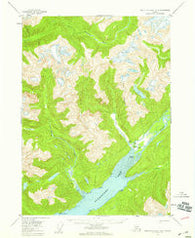 Bradfield canal A-4 Alaska Historical topographic map, 1:63360 scale, 15 X 15 Minute, Year 1955