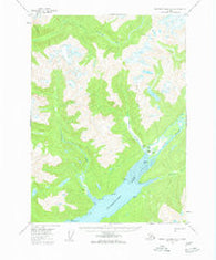 Bradfield canal A-4 Alaska Historical topographic map, 1:63360 scale, 15 X 15 Minute, Year 1955