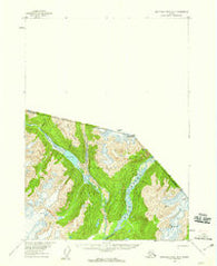 Bradfield canal B-3 Alaska Historical topographic map, 1:63360 scale, 15 X 15 Minute, Year 1955