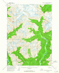 Bradfield canal B-5 Alaska Historical topographic map, 1:63360 scale, 15 X 15 Minute, Year 1955