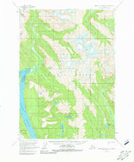 Bradfield canal B-6 Alaska Historical topographic map, 1:63360 scale, 15 X 15 Minute, Year 1955