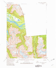 Bradfield canal C-6 Alaska Historical topographic map, 1:63360 scale, 15 X 15 Minute, Year 1955