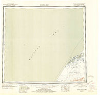 Bristol Bay Alaska Historical topographic map, 1:250000 scale, 1 X 2 Degree, Year 1951