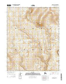 Candle D-4 NE Alaska Current topographic map, 1:25000 scale, 7.5 X 7.5 Minute, Year 2014